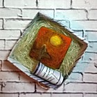 Войлочная брошь "Первым делом самолеты"