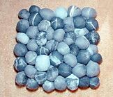 Коврик из войлочных камней "Морская галька"